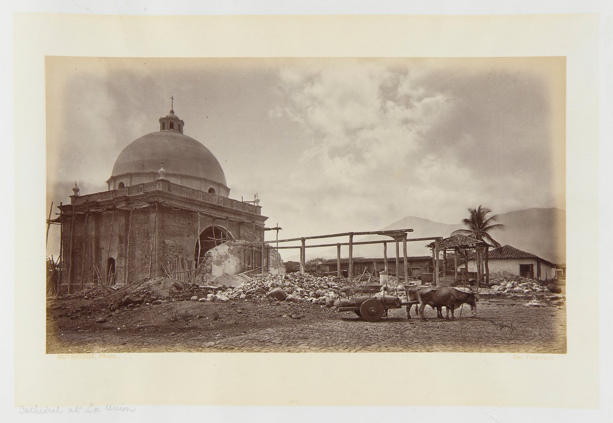 Catedral de La Union, El Salvador de Eadweard Muybridge