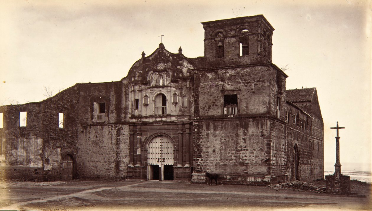 Igreja de São Francisco, Panamá de Eadweard Muybridge