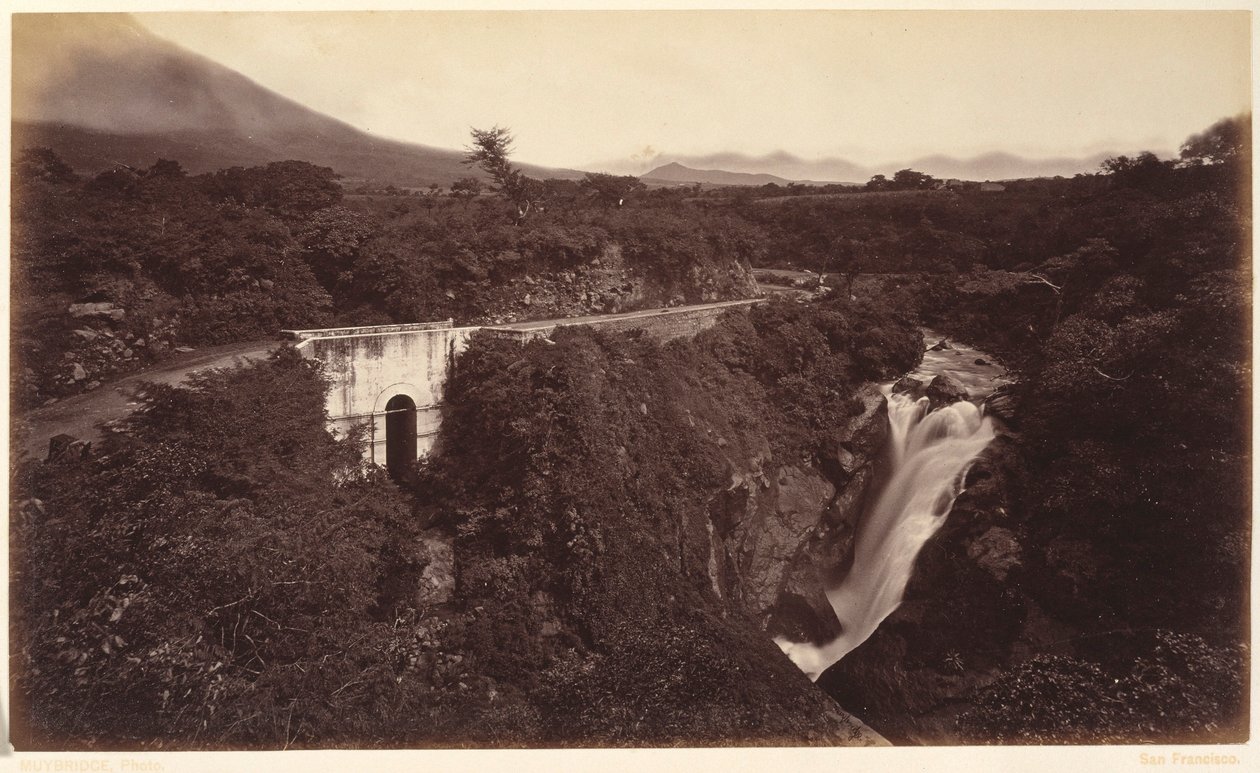 Cataratas do Michatoya--Palin, Guatemala de Eadweard Muybridge