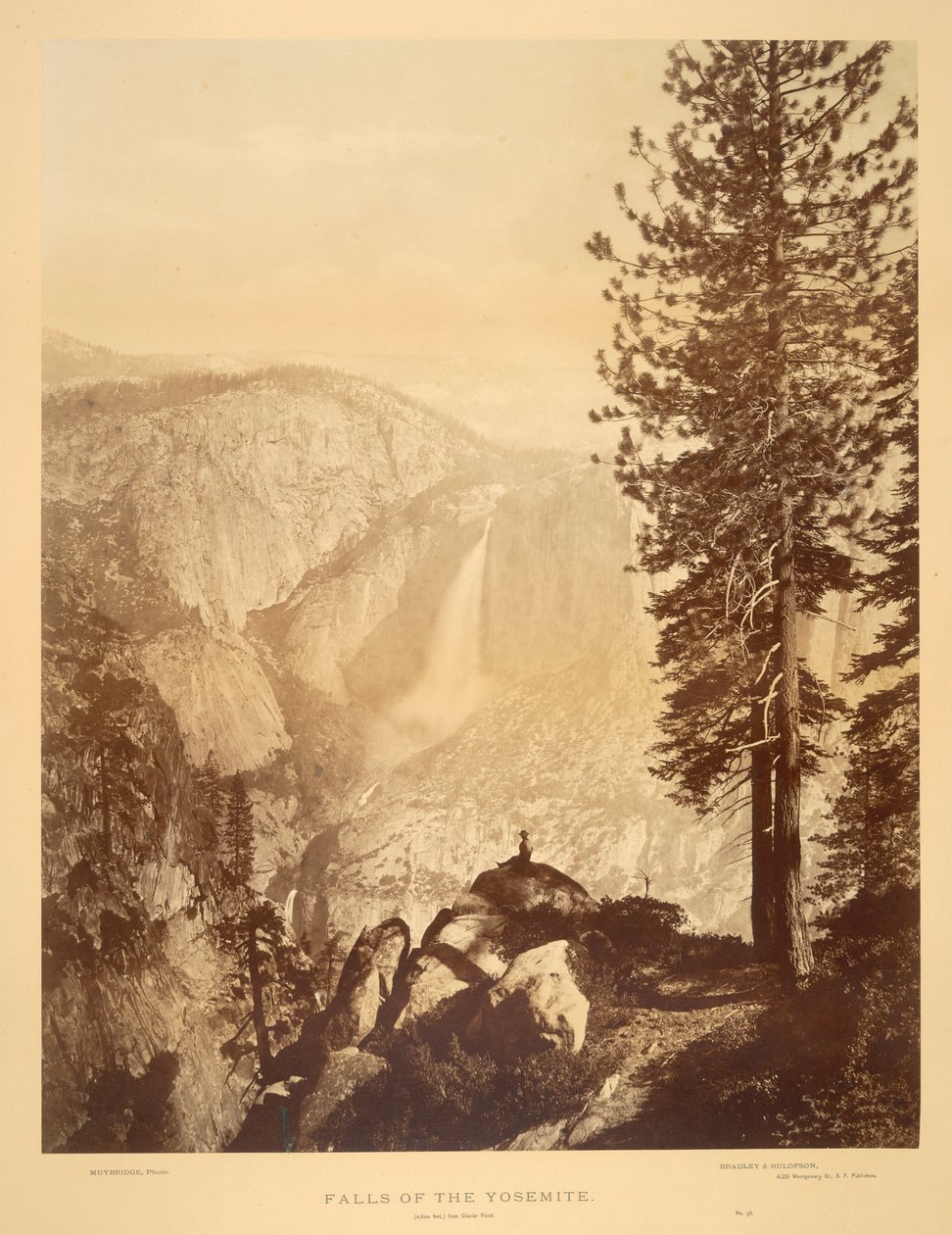 Cataratas do Yosemite de Eadweard Muybridge