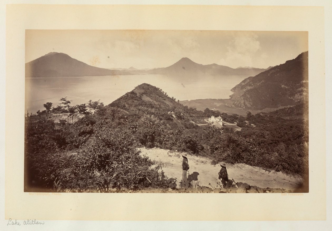 Lago Amatitlán, Guatemala de Eadweard Muybridge