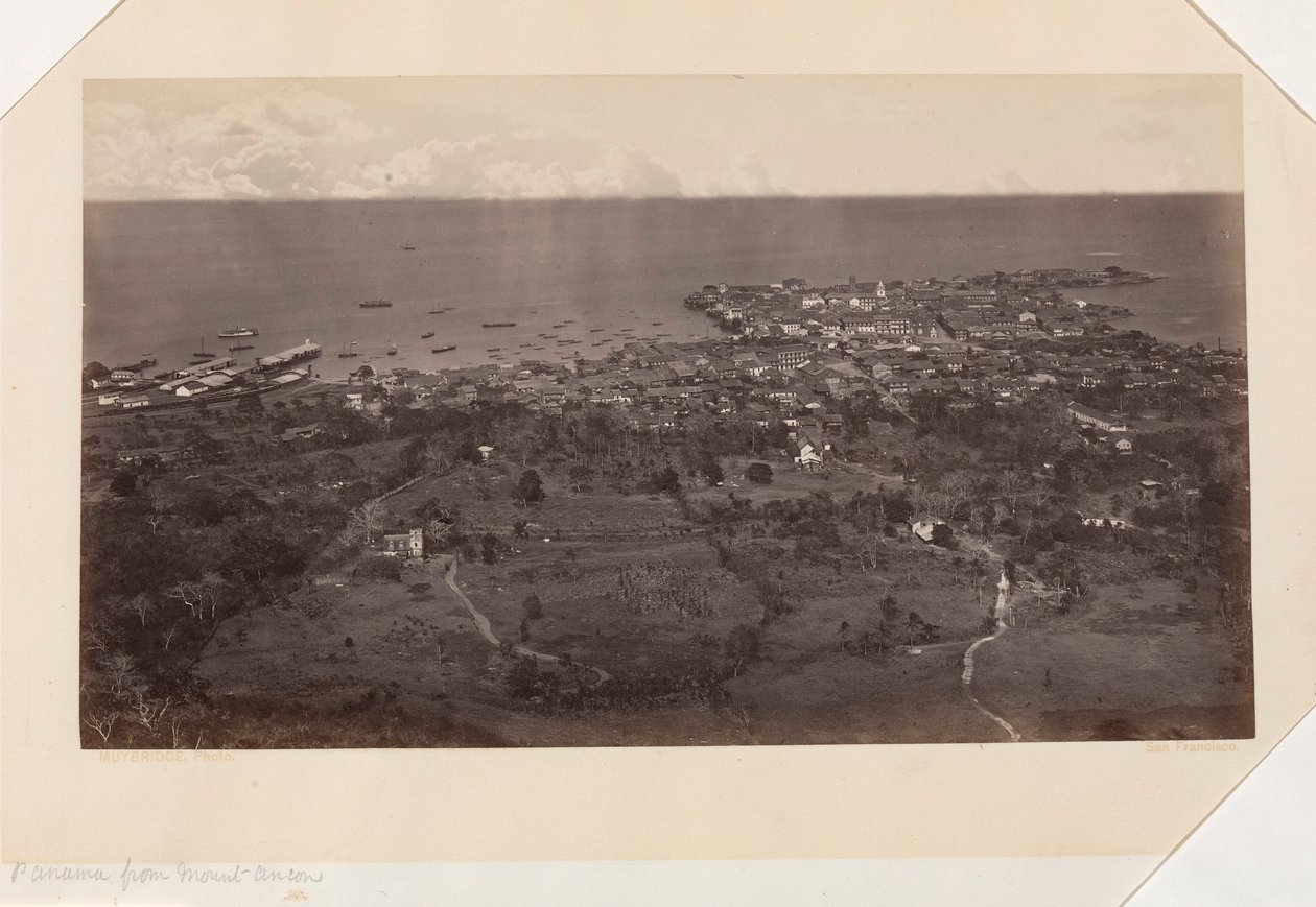 Panamá do Monte Ancon de Eadweard Muybridge