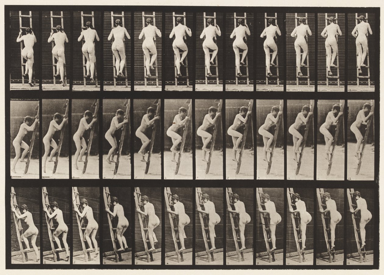 Placa 112. Escada Ascendente de Eadweard Muybridge