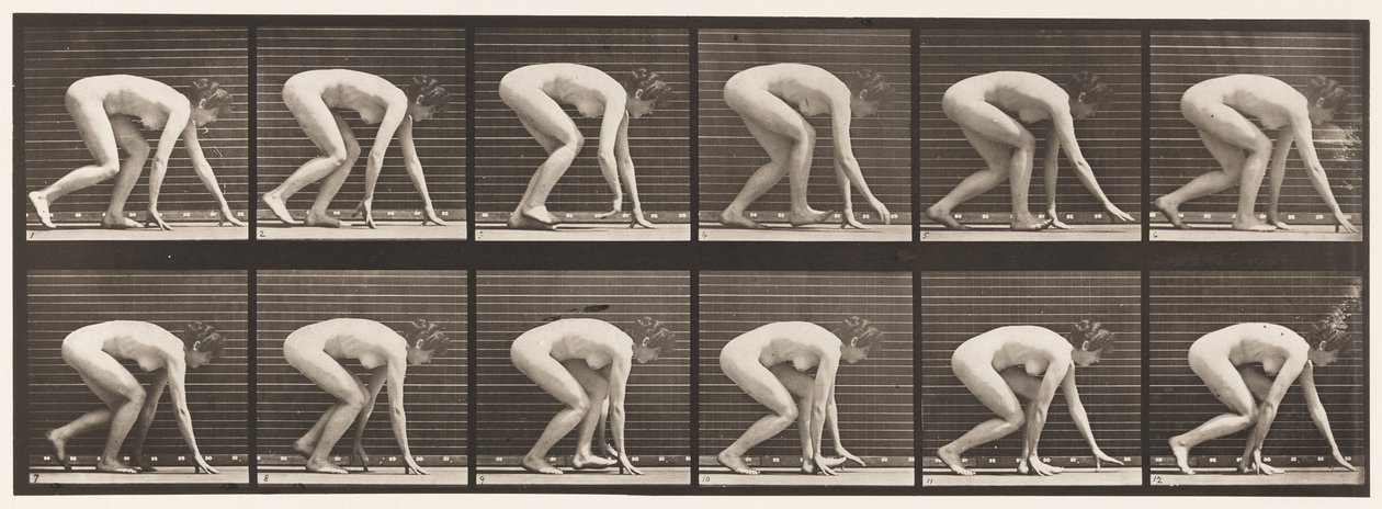 Placa 183. Andar de Mãos e Pés de Eadweard Muybridge