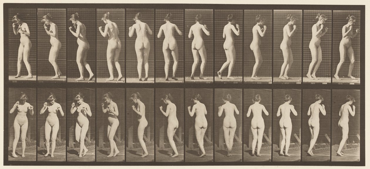 Prato 195. Valsa Dançante de Eadweard Muybridge