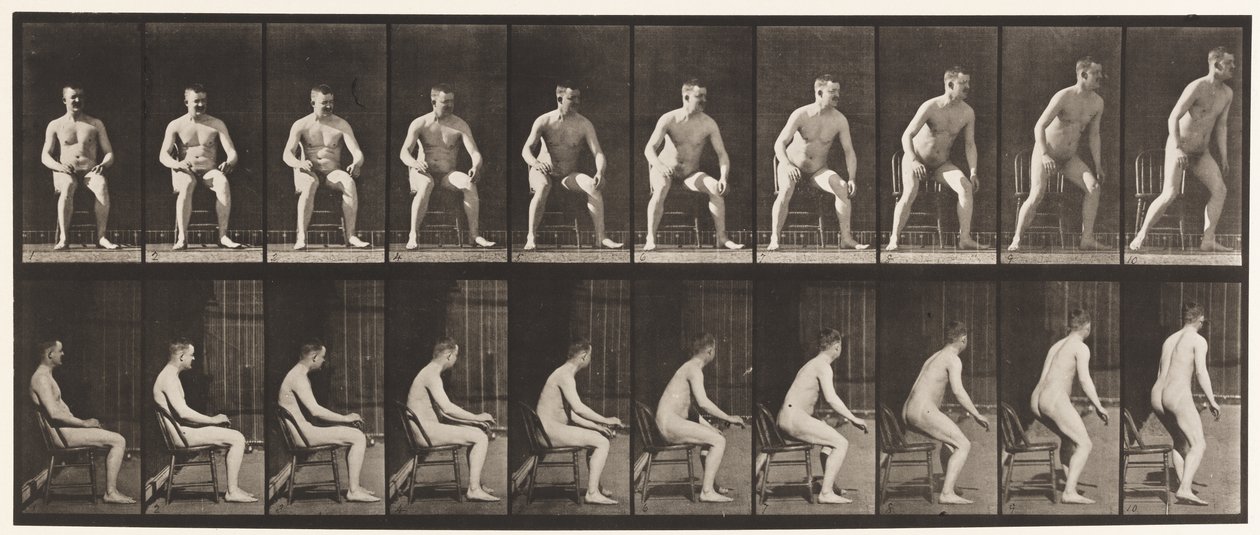 Placa 249. Levantando-se da cadeira de Eadweard Muybridge