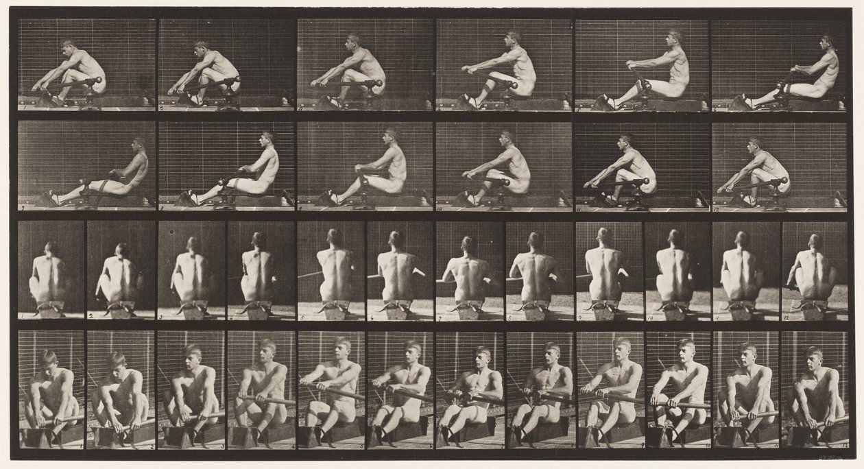 Placa 327. Remo de Eadweard Muybridge