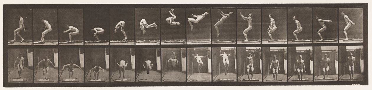 Placa 362. Voltar Somersault de Eadweard Muybridge