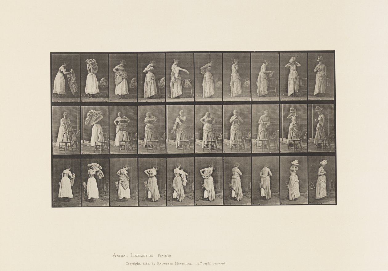 Prato 495. Fases Diversas da Casa de Banho de Eadweard Muybridge