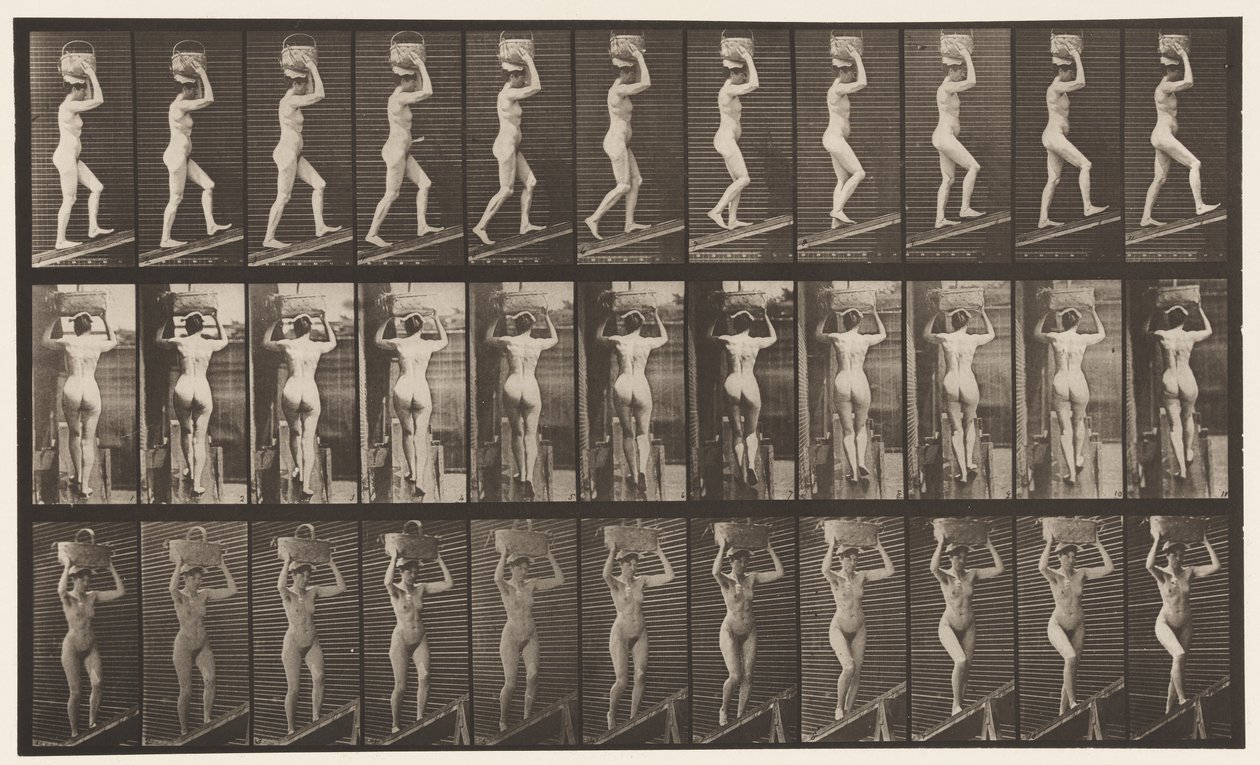Placa 80. Inclinação Ascendente de Eadweard Muybridge