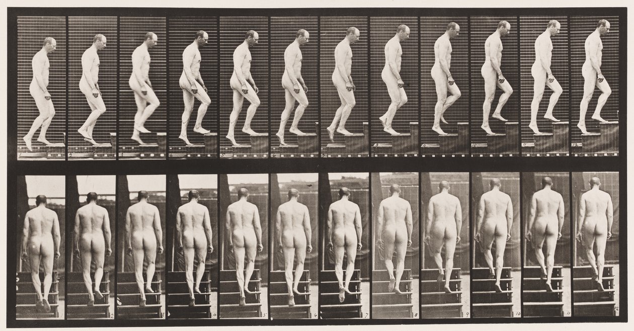 Placa 89. Escadas Ascendentes de Eadweard Muybridge