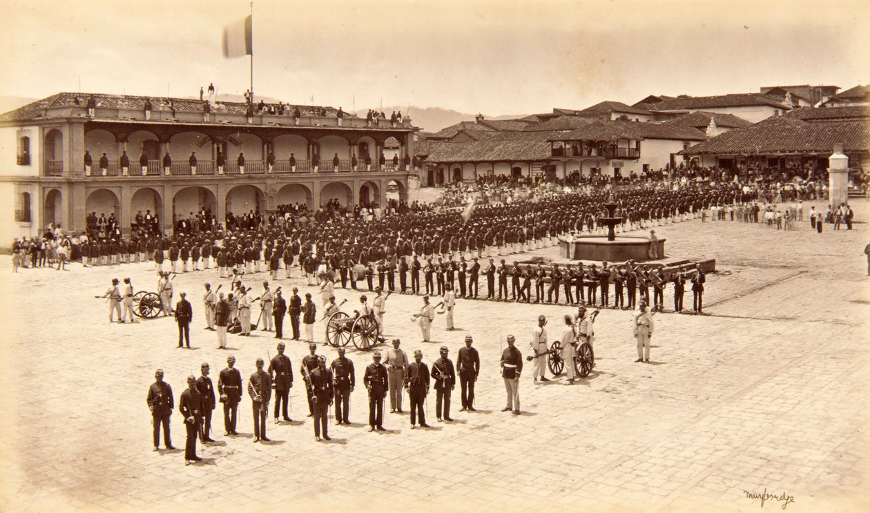 Receção do artista, Quezaltenango, Guatemala de Eadweard Muybridge