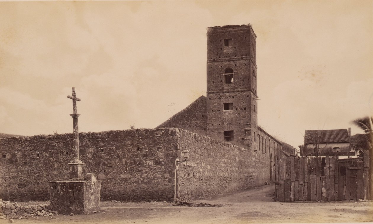 Ruínas do convento de Las Monjas, Panamá de Eadweard Muybridge