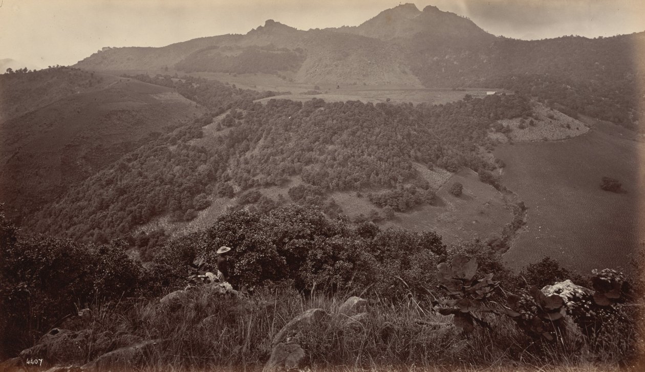 Vulcão Santa María, Quetzaltenango, Guatemala de Eadweard Muybridge