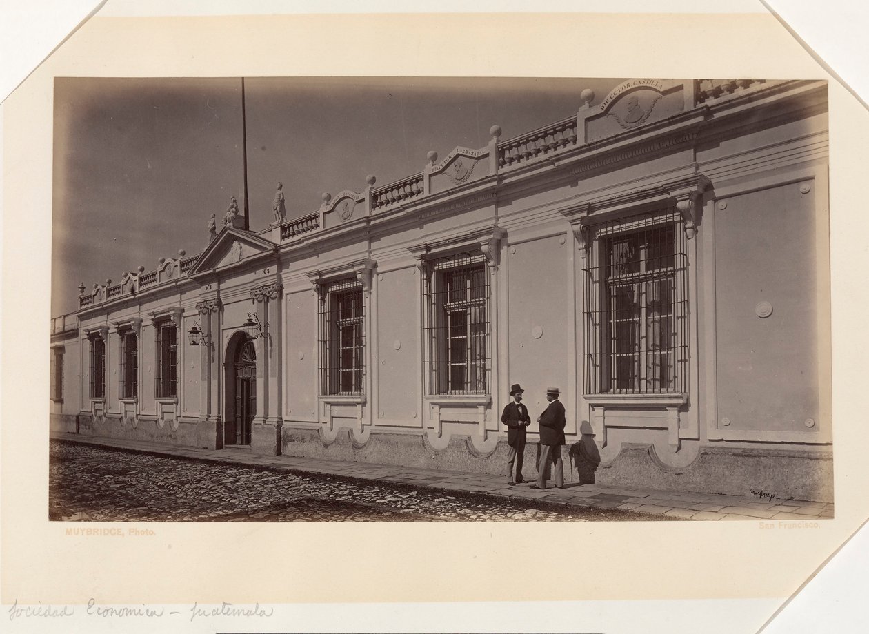 Sociedade Económica, Guatemala de Eadweard Muybridge