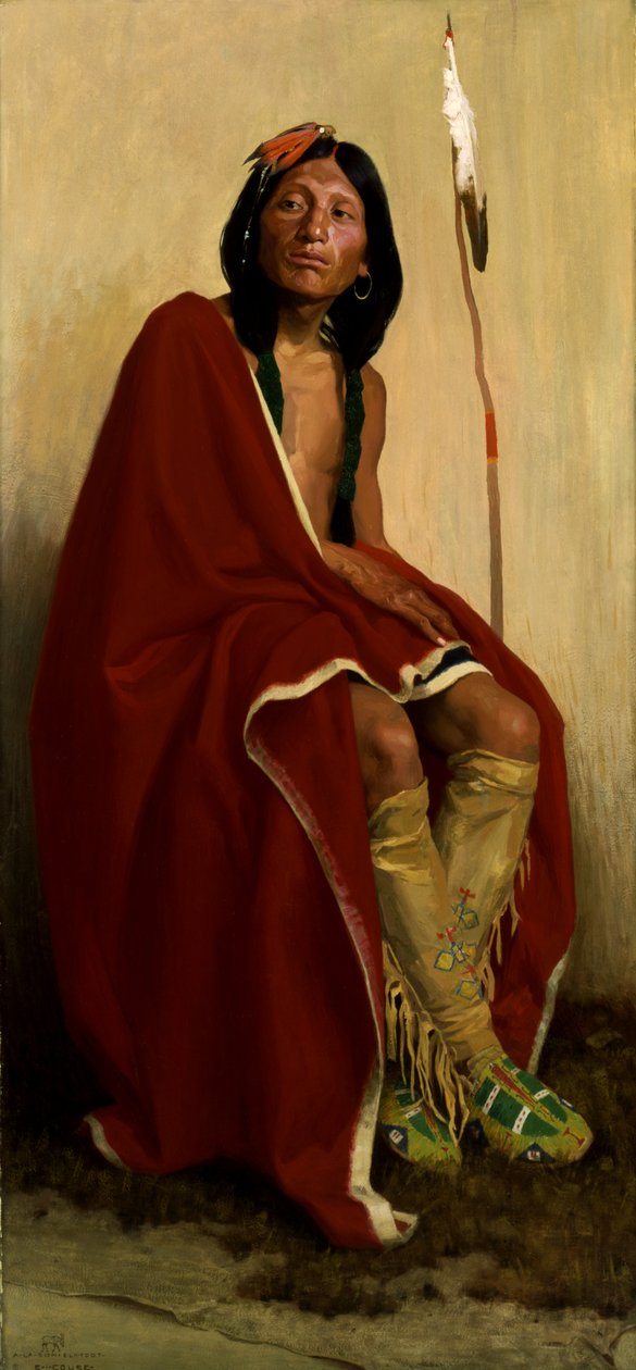 Pé de Alce da Tribo Taos, 1909. de Eanger Irving Couse