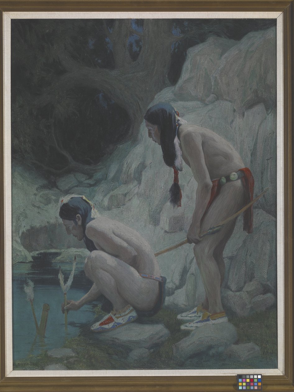 Águas Sagradas (óleo sobre tela) de Eanger Irving Couse