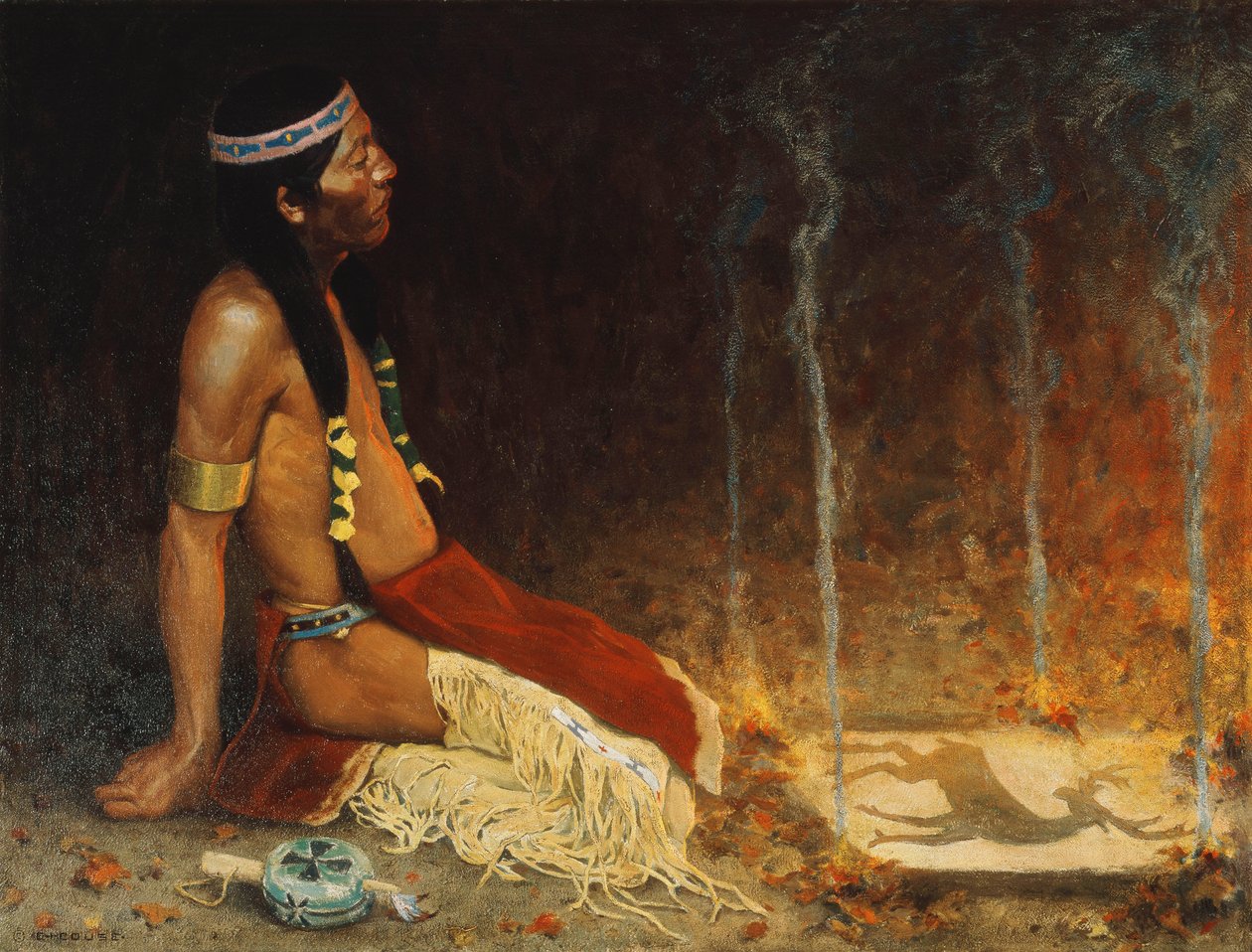 O Conjurador de Eanger Irving Couse
