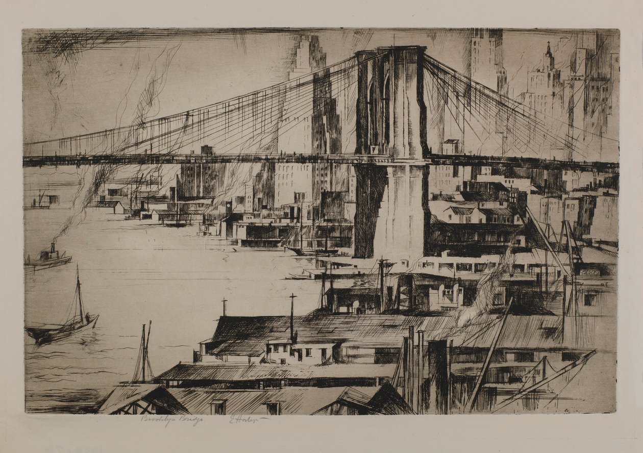Ponte de Brooklyn de Earl Horter
