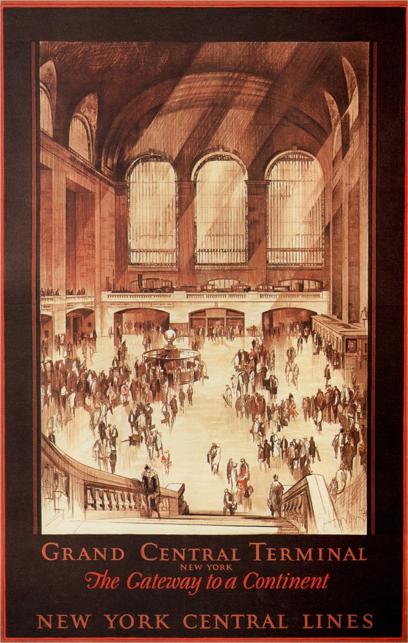 Grand Central Terminal, Nova York, 1927 de Earl Horter