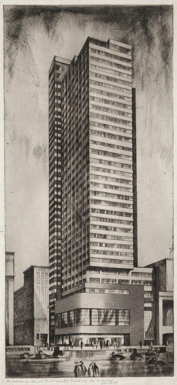 Edifício da Philadelphia Savings Fund Society de Earl Horter