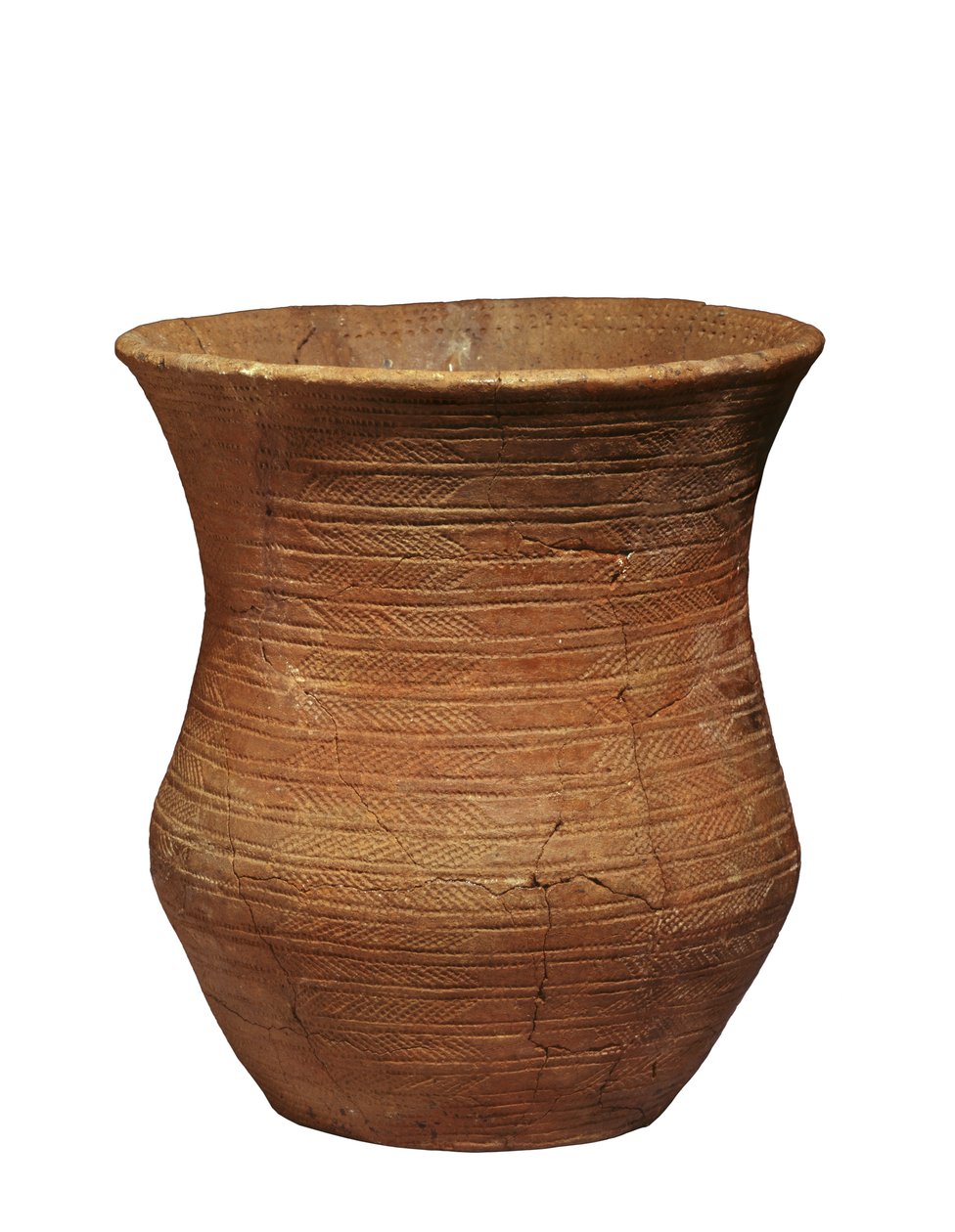 Taça de sino de um túmulo em Radley, Barrow Hills, c.2500-2150 aC (argila) (ver também 3073366) de Early Bronze Age