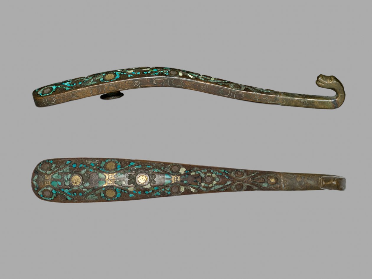 Fivela de cinto, Dinastia Zhou Oriental, 770-221 a.C. de Eastern Zhou Dynasty Chinese School