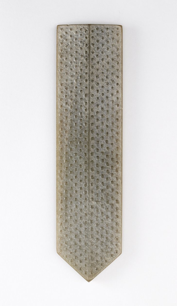 Implemento cerimonial (jade) de Eastern Zhou Dynasty Chinese School