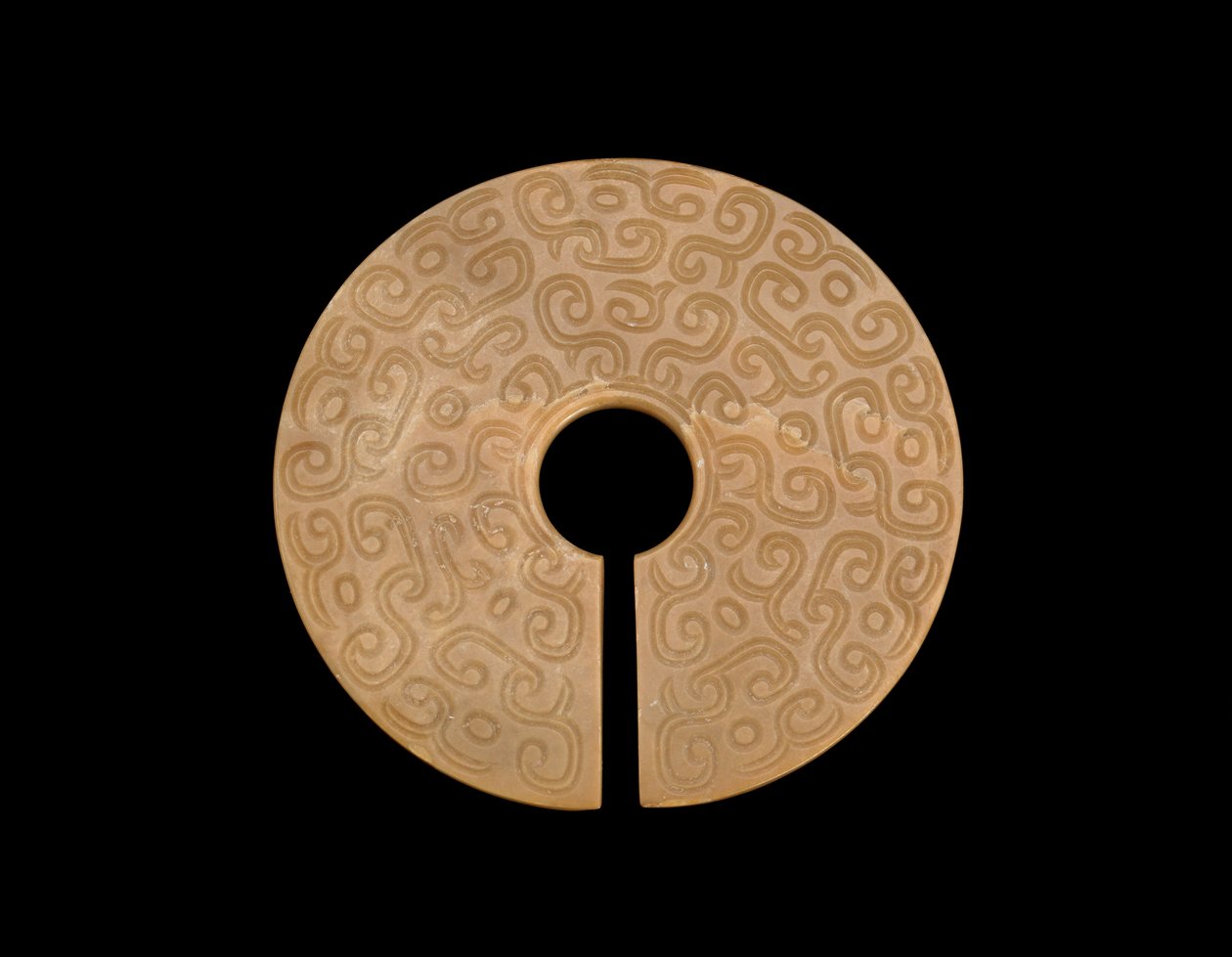 Brinco com dragões, séculos 8 a 7 a.C. de Eastern Zhou Dynasty Chinese School