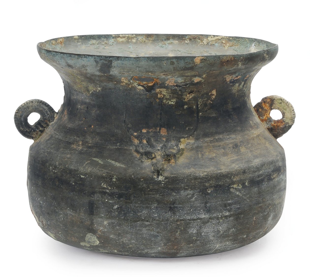 Caldeirão grande, final de Zhou oriental, séculos V a III a.C. (bronze) de Eastern Zhou Dynasty Chinese School