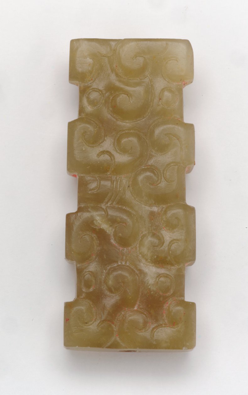 Pendente retangular de Eastern Zhou Dynasty Chinese School