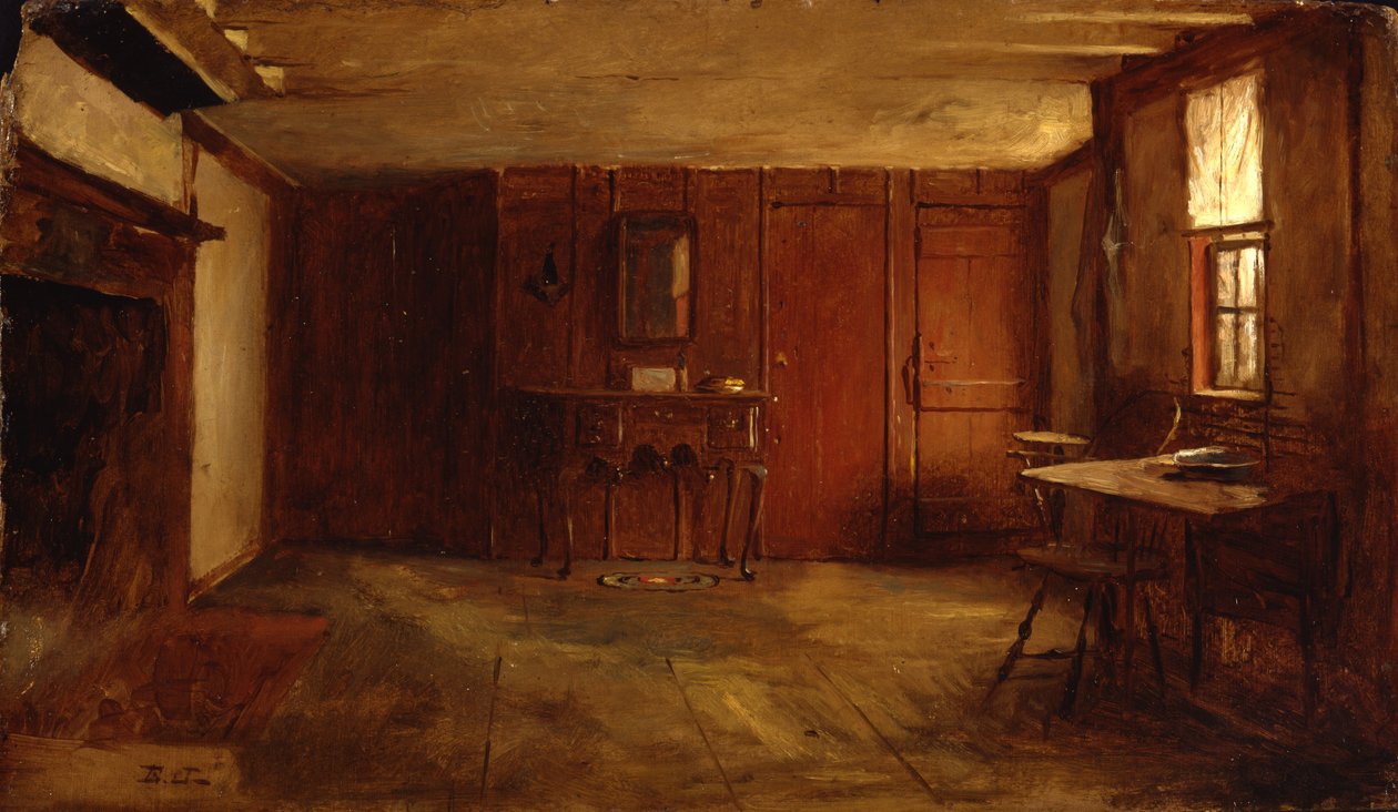 O outro lado da cozinha de Susan Rays, Nantucket, c.1875 de Eastman Johnson