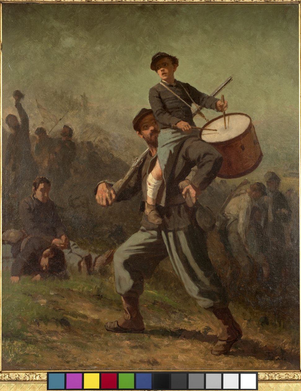 Baterista ferido, 1865-69 de Eastman Johnson