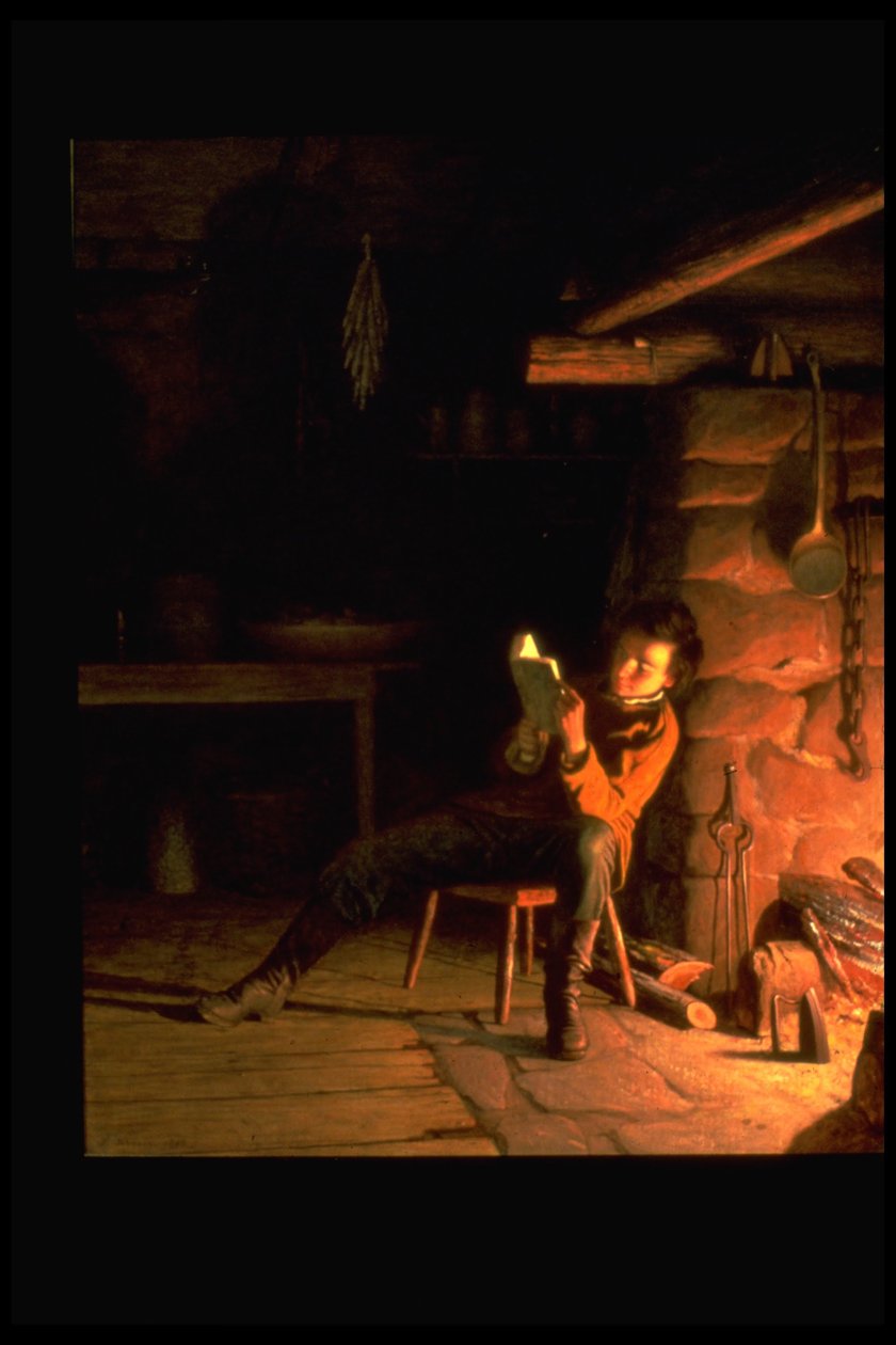 A infância de Lincoln de Eastman Johnson