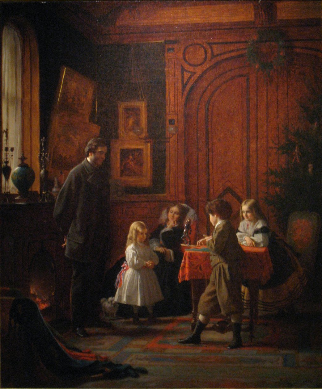 Natal, A Família Blodgett de Eastman Johnson