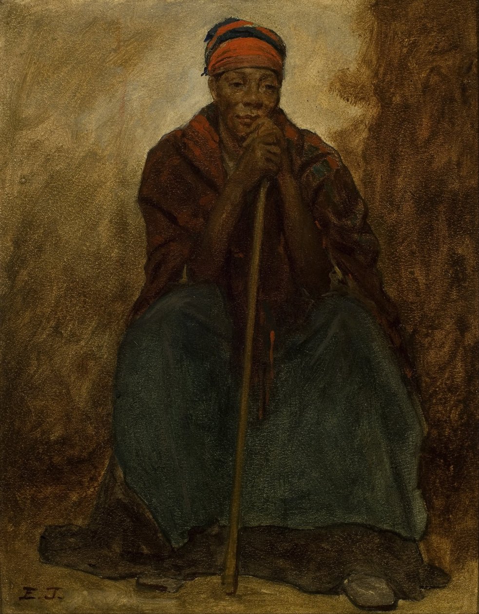 Dinah, Retrato de uma Negrinha de Eastman Johnson