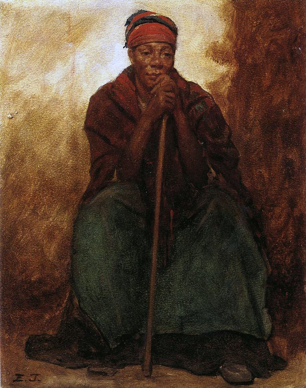 Dinah, a Servo Negro de Eastman Johnson