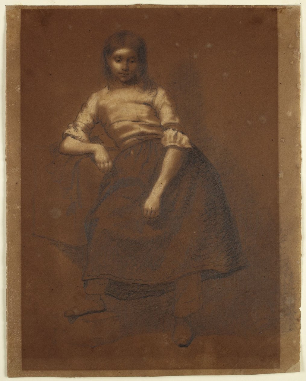 Jovem camponesa holandesa de Eastman Johnson