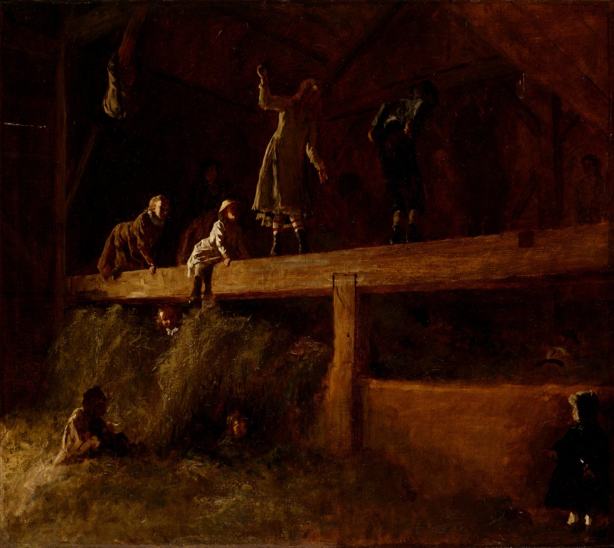 No Hayloft, c.1878 de Eastman Johnson