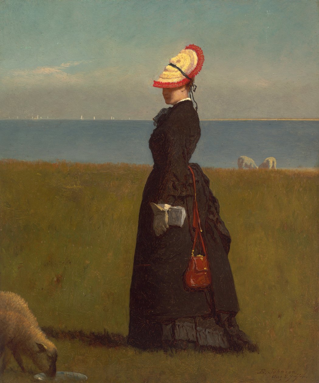 Cordeiros, Nantucket de Eastman Johnson