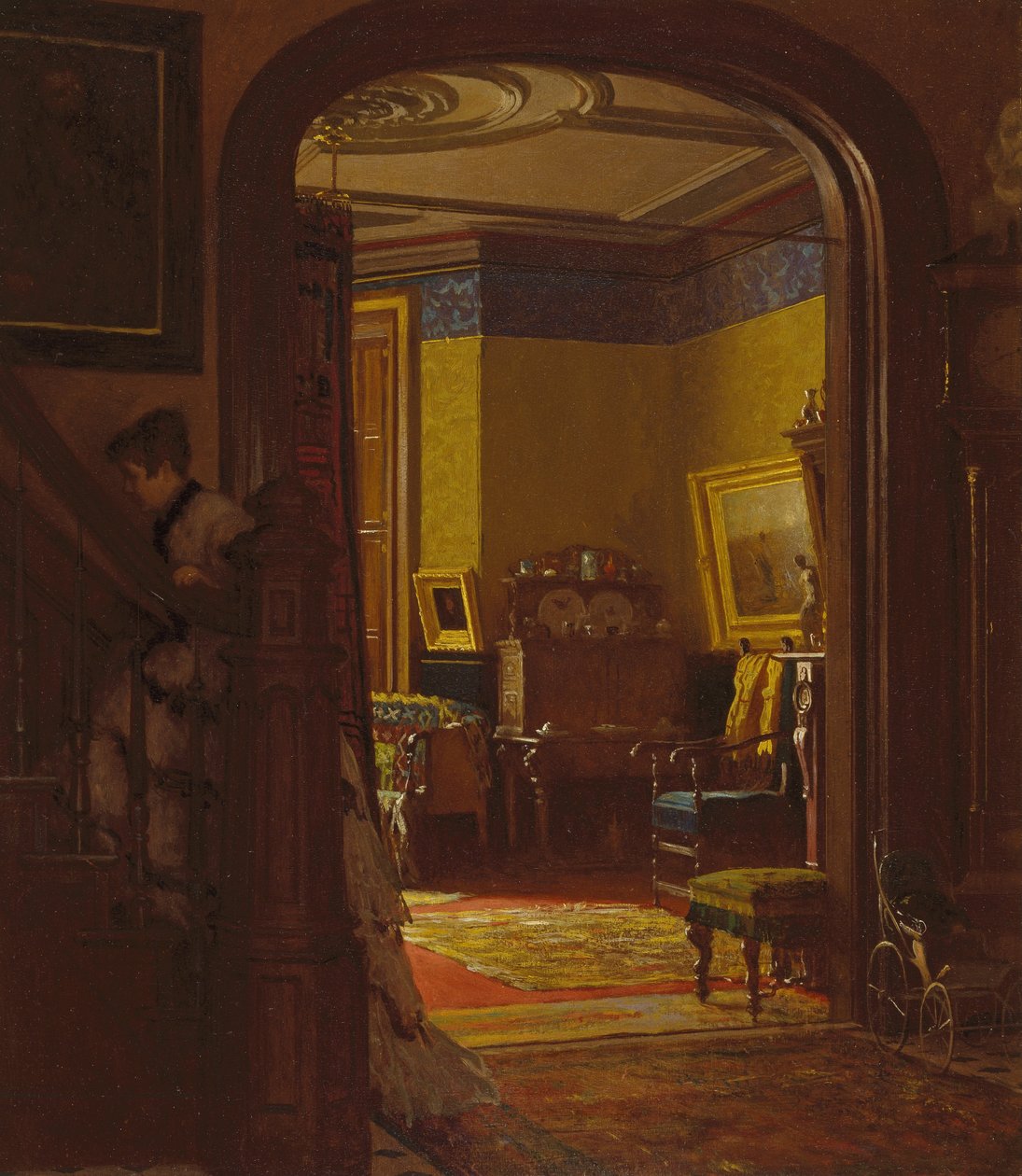 Não está em casa de Eastman Johnson