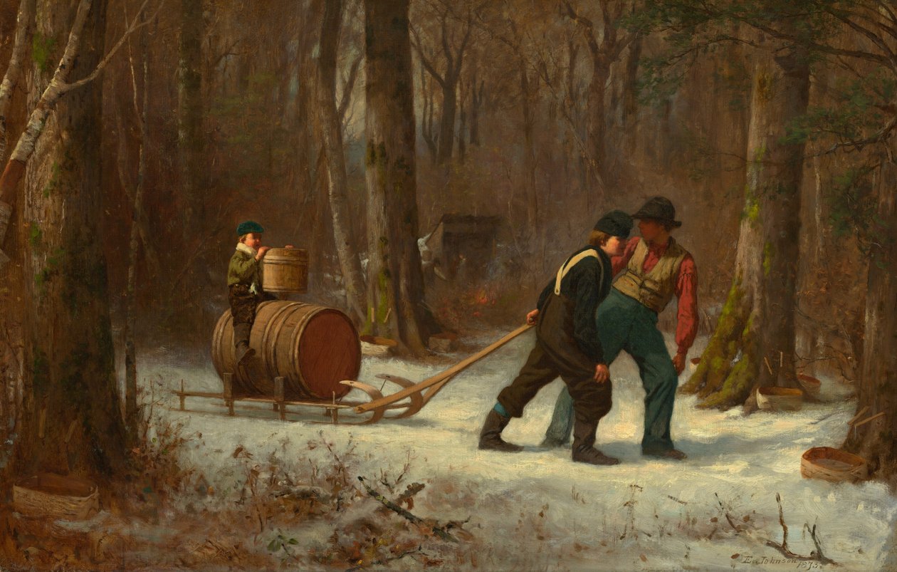 A caminho do acampamento, 1873. de Eastman Johnson