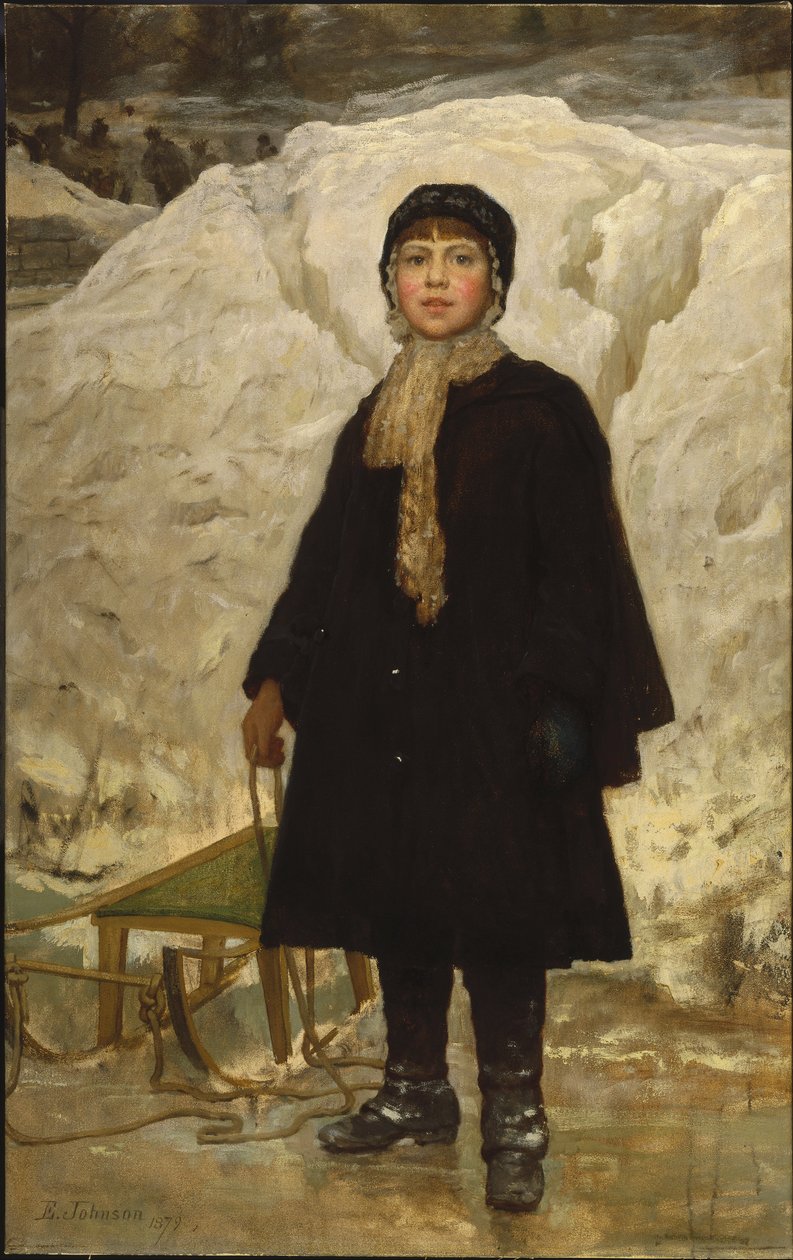 Retrato de uma criança de Eastman Johnson