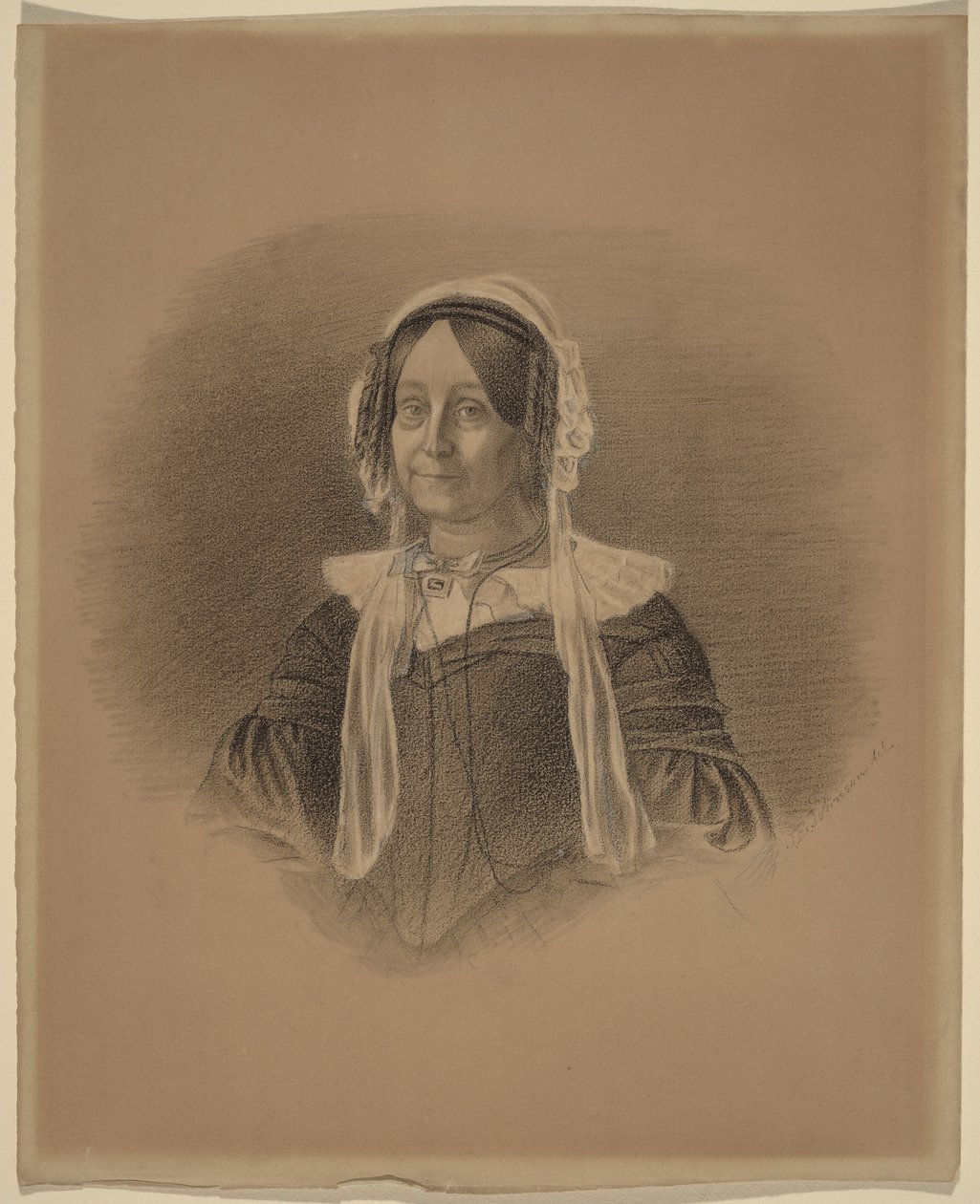 Retrato de uma Mulher Idosa de Eastman Johnson