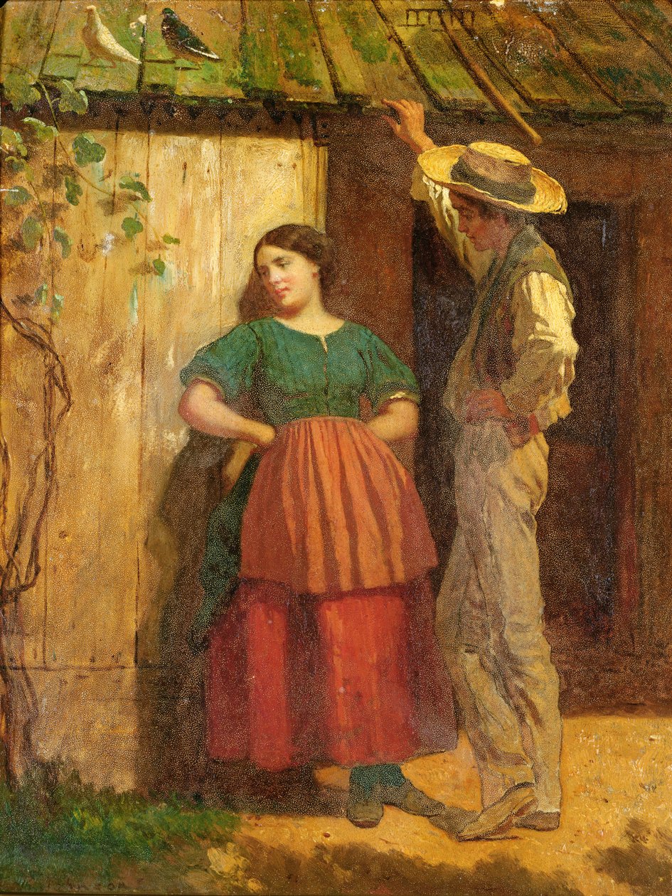 Corte Rústico de Eastman Johnson