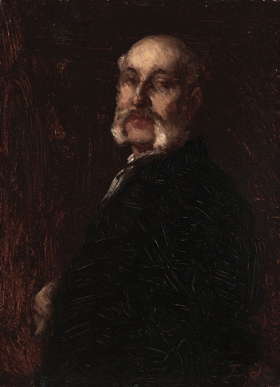Samuel W. Rowse, c.1881 (óleo sobre tábua) de Eastman Johnson