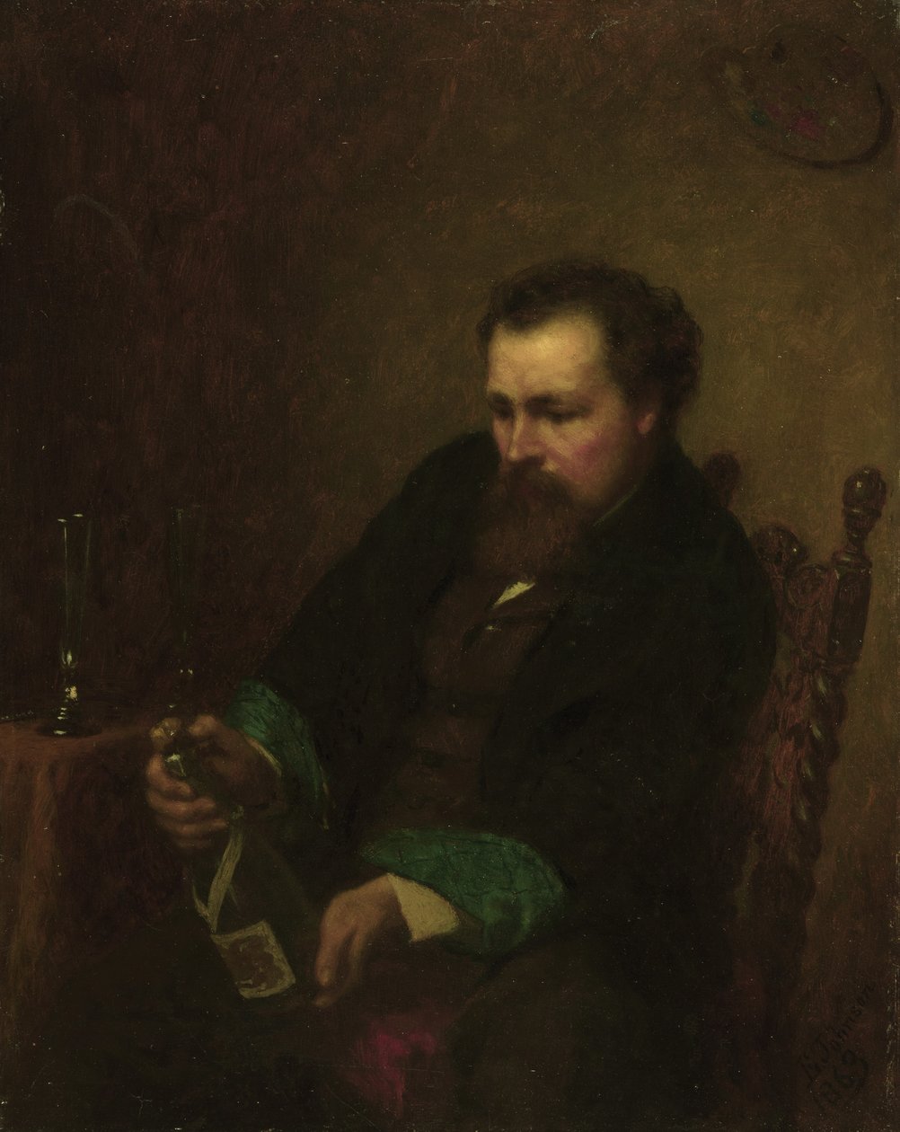 Auto-retrato, 1863 de Eastman Johnson