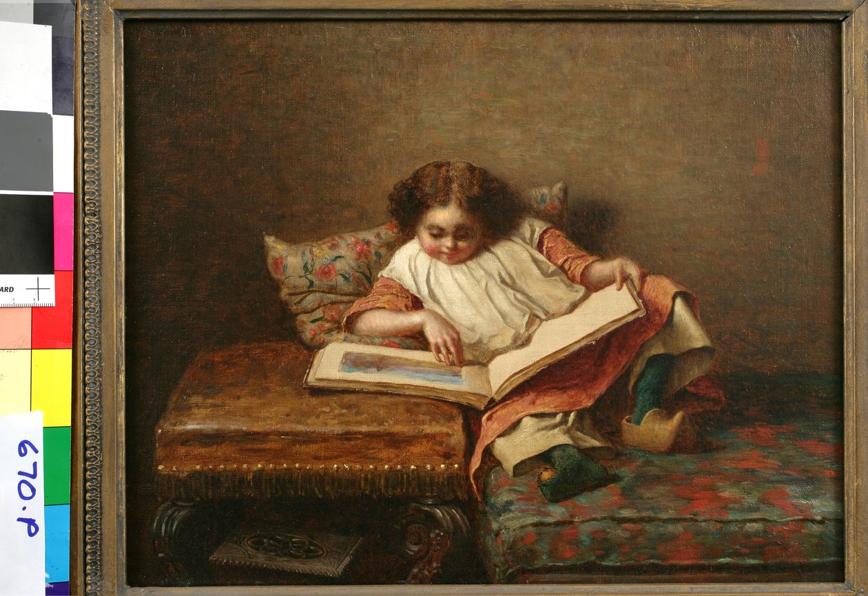 O amante da arte de Eastman Johnson