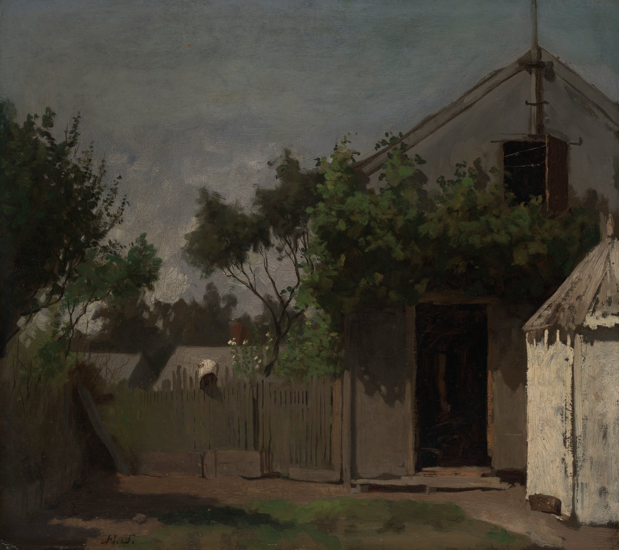 A Cerca de Trás de Eastman Johnson