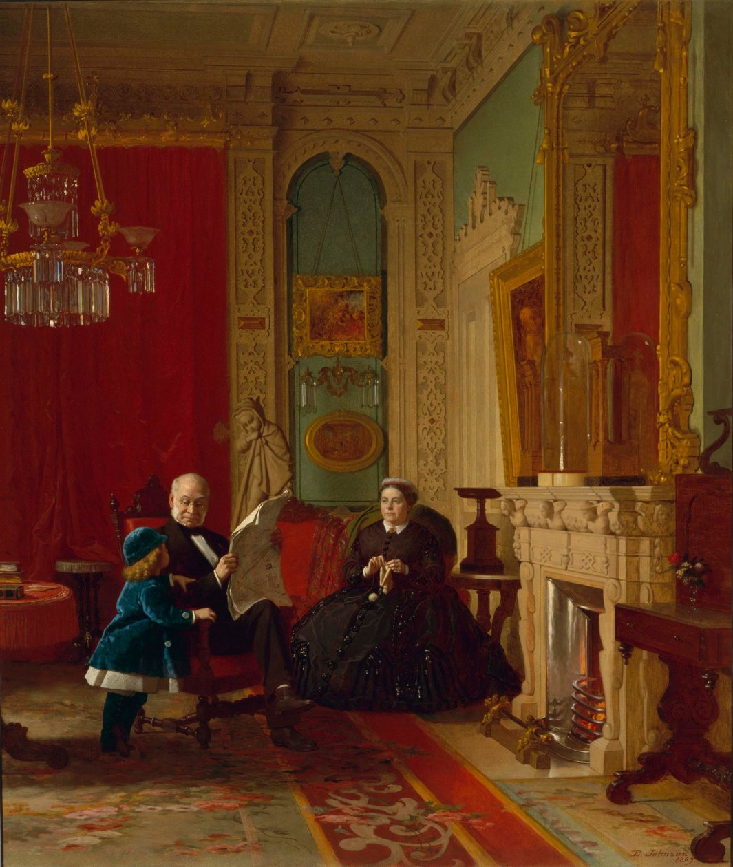 A Família Brown  de Eastman Johnson
